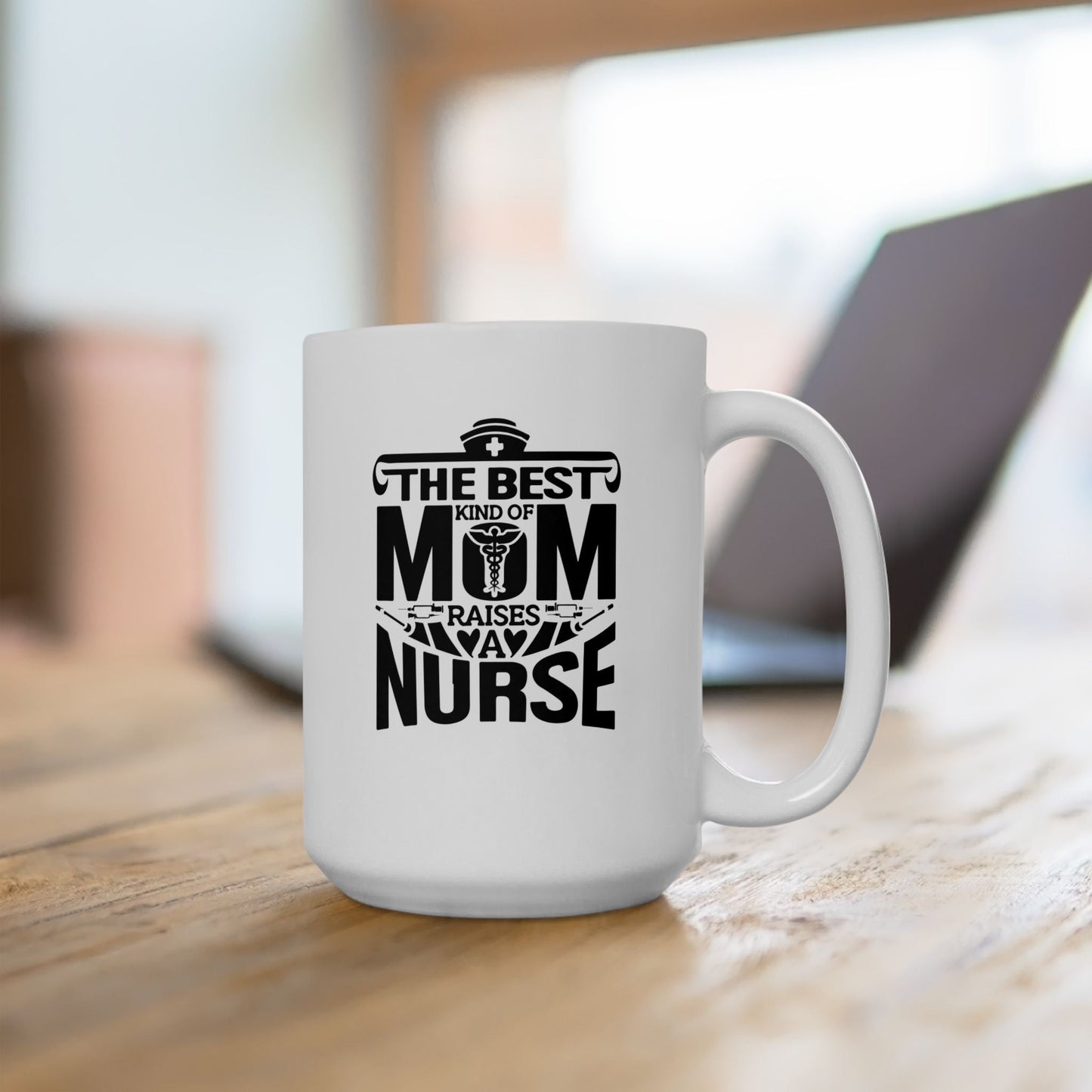 The Best Mom Ceramic Mug, (11oz, 15oz) Printify