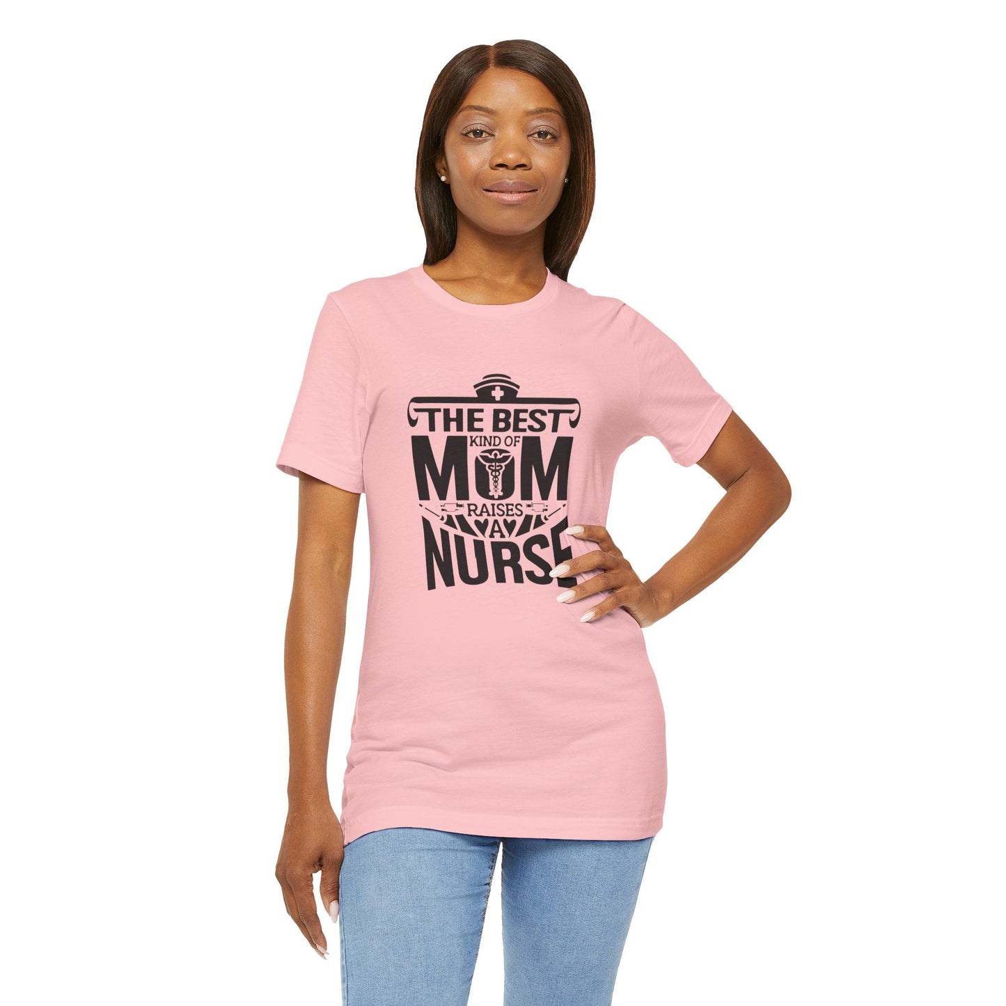 The Best Mom Jersey Short Sleeve Tee Printify