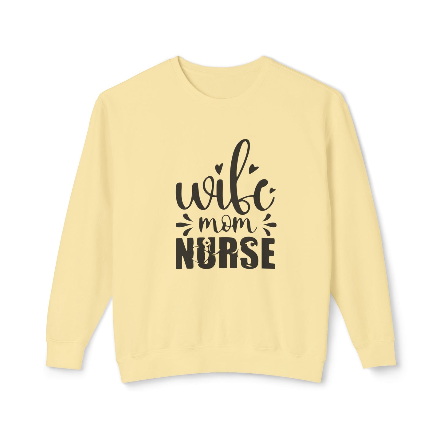 Mom Nurse Lightweight Crewneck Sweatshirt