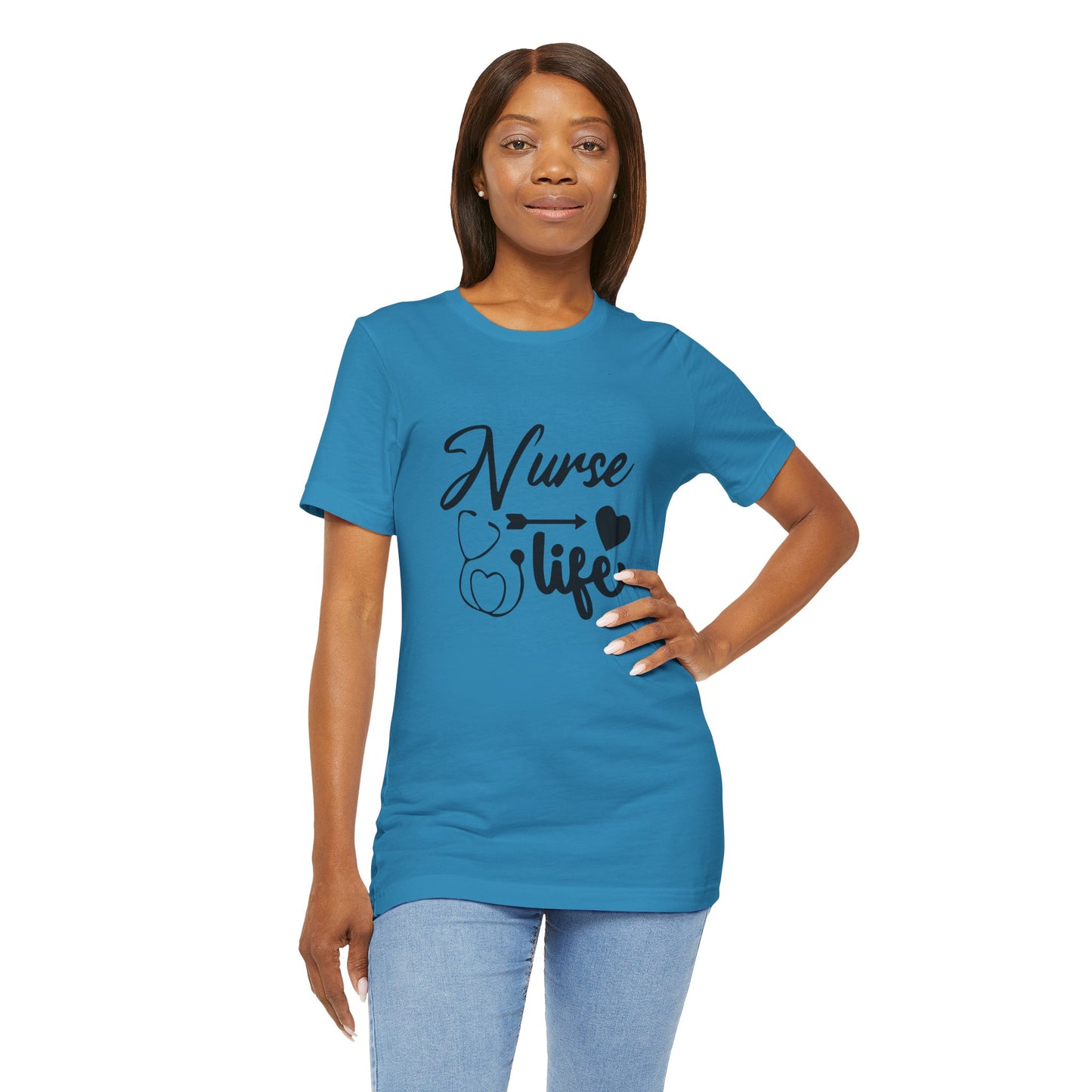 Nurse Life Jersey Short Sleeve Tee