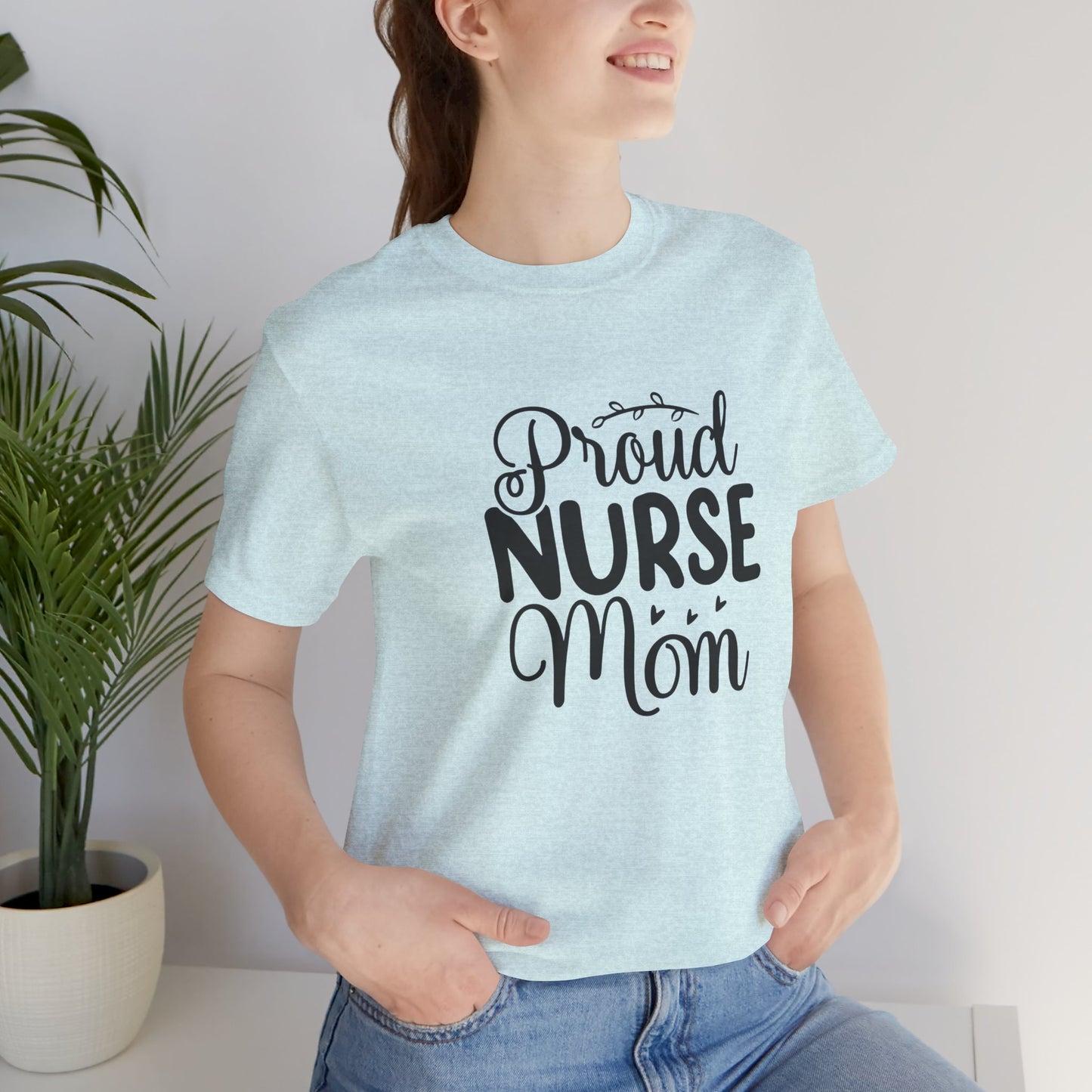 Proud Mom Jersey Short Sleeve Tee