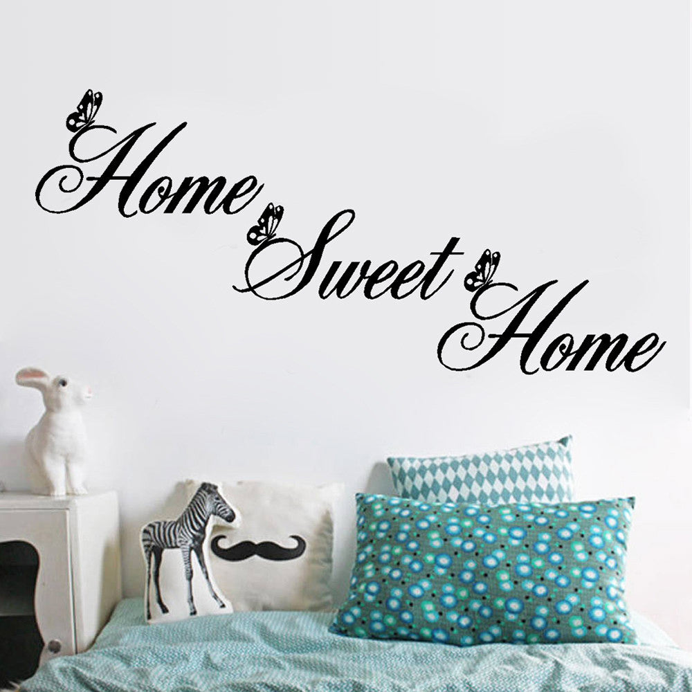 Home Sweet Home Living Room Carved Wall Sticker