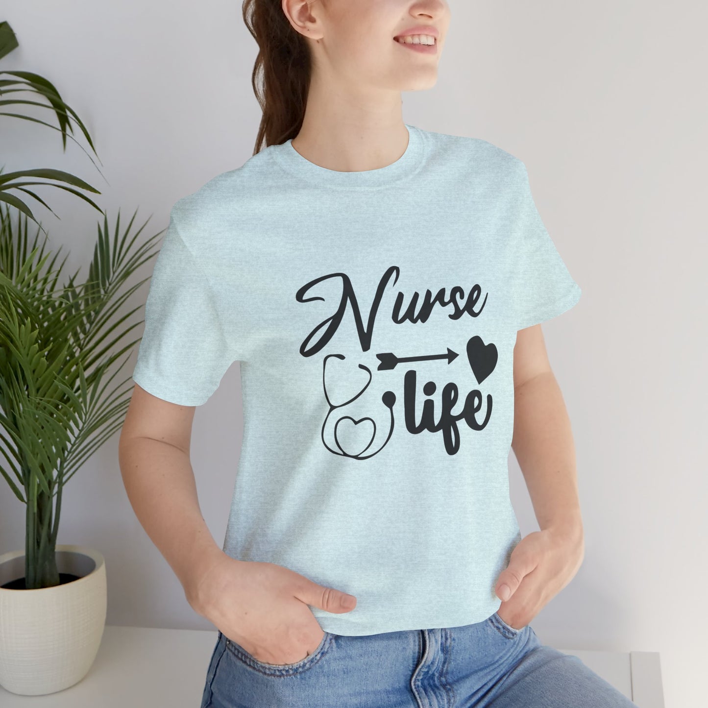 Nurse Life Jersey Short Sleeve Tee