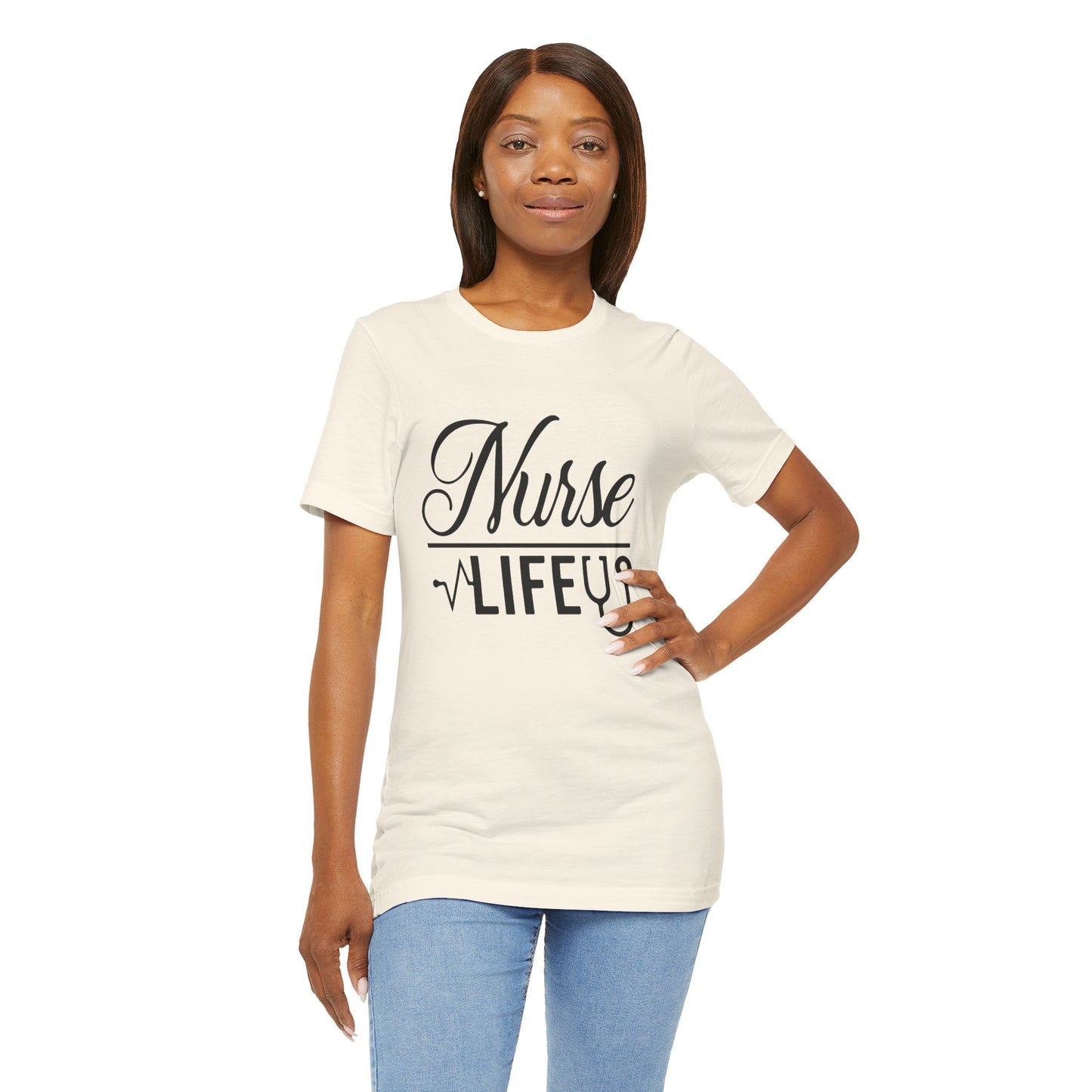 Nurse Life Jersey Short Sleeve Tee