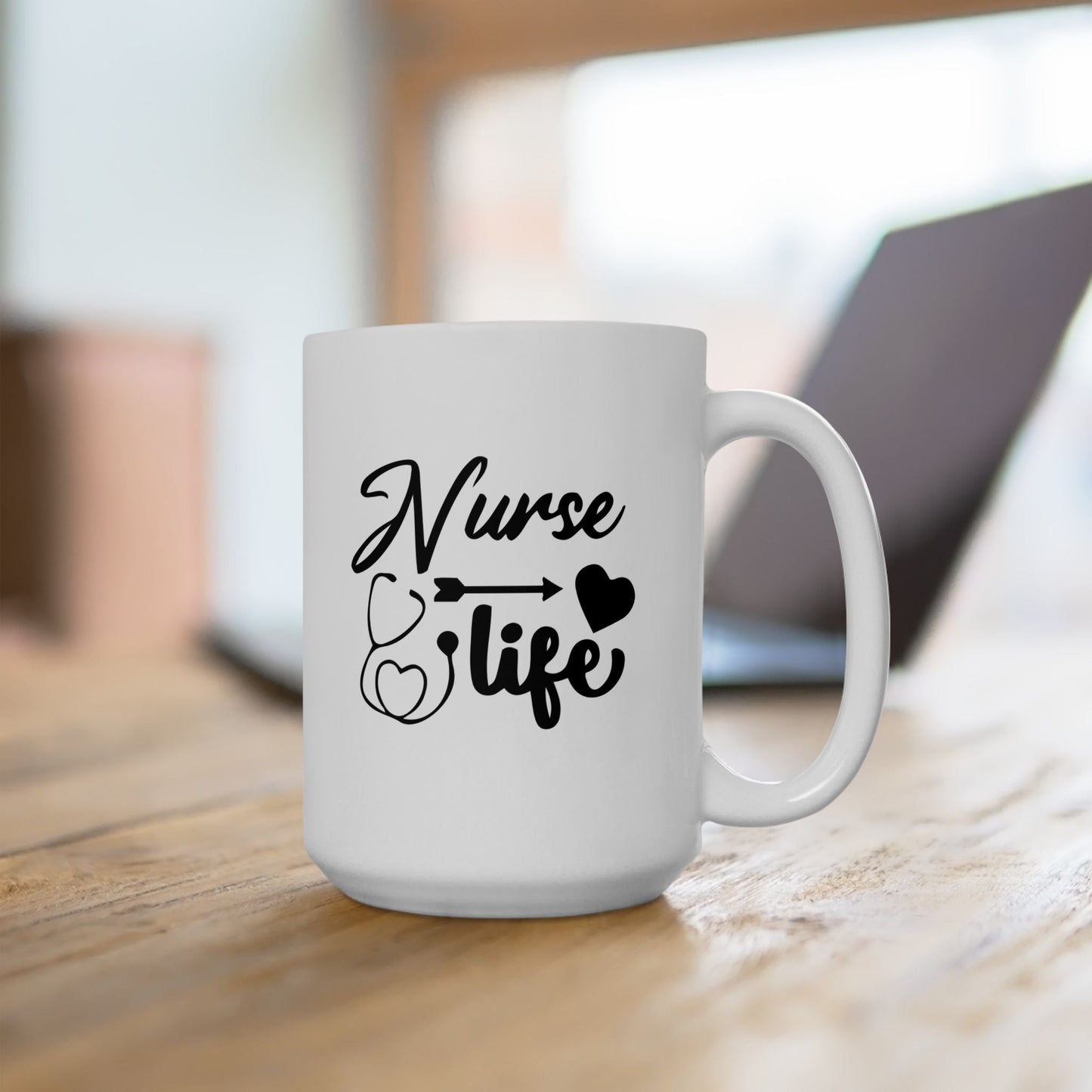 Nurse Life Ceramic Mug, (11oz, 15oz) Printify