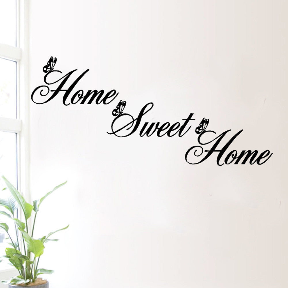 Home Sweet Home Living Room Carved Wall Sticker
