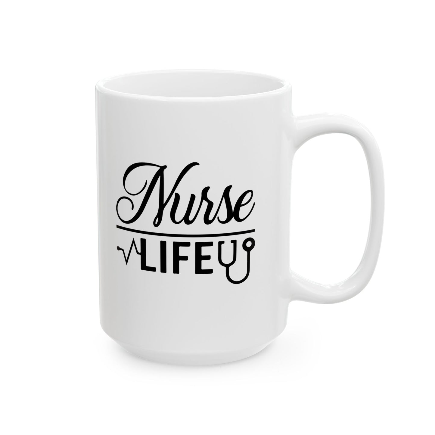 Nure Life Ceramic Mug, (11oz, 15oz)