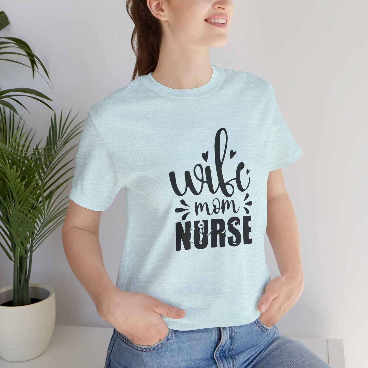 Mom Nurse Jersey Short Sleeve Tee