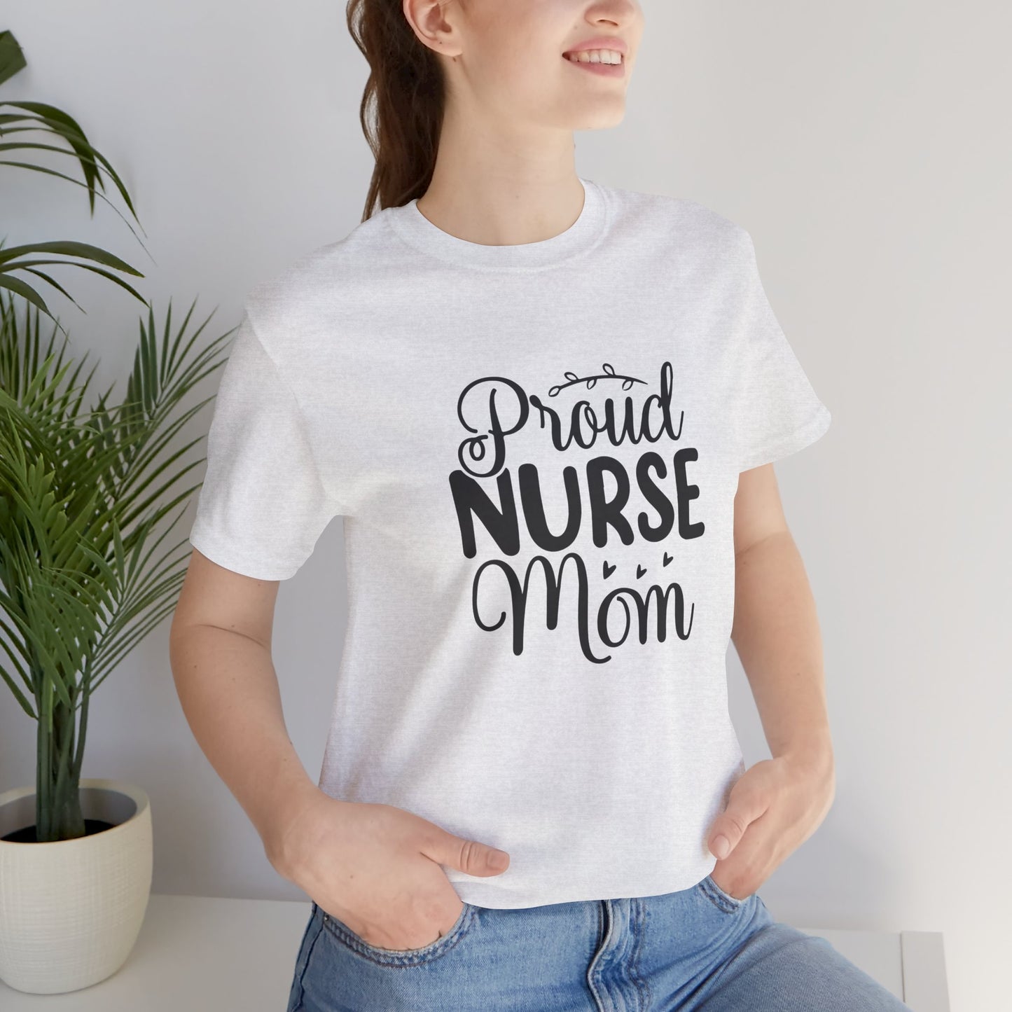 Proud Mom Jersey Short Sleeve Tee