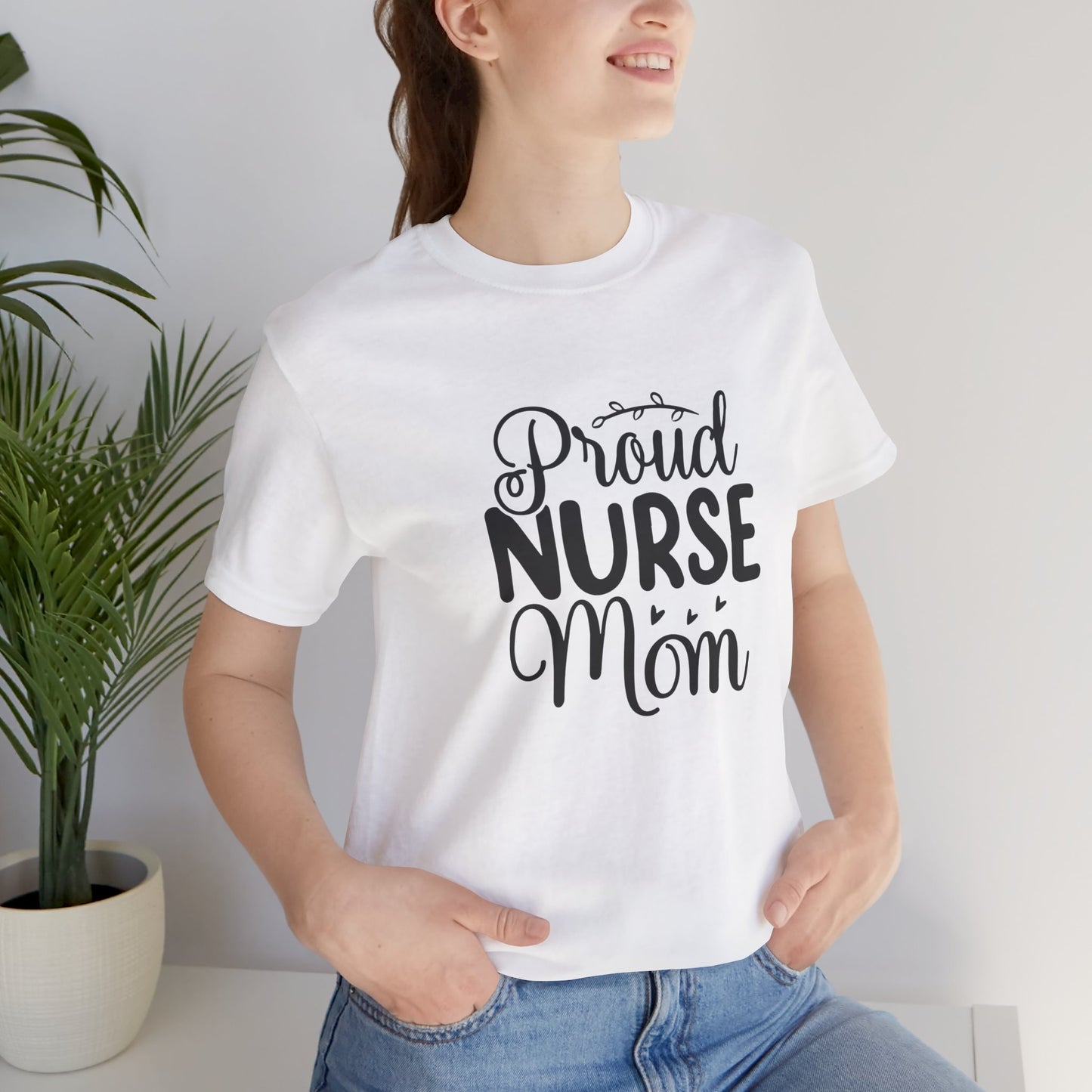 Proud Mom Jersey Short Sleeve Tee