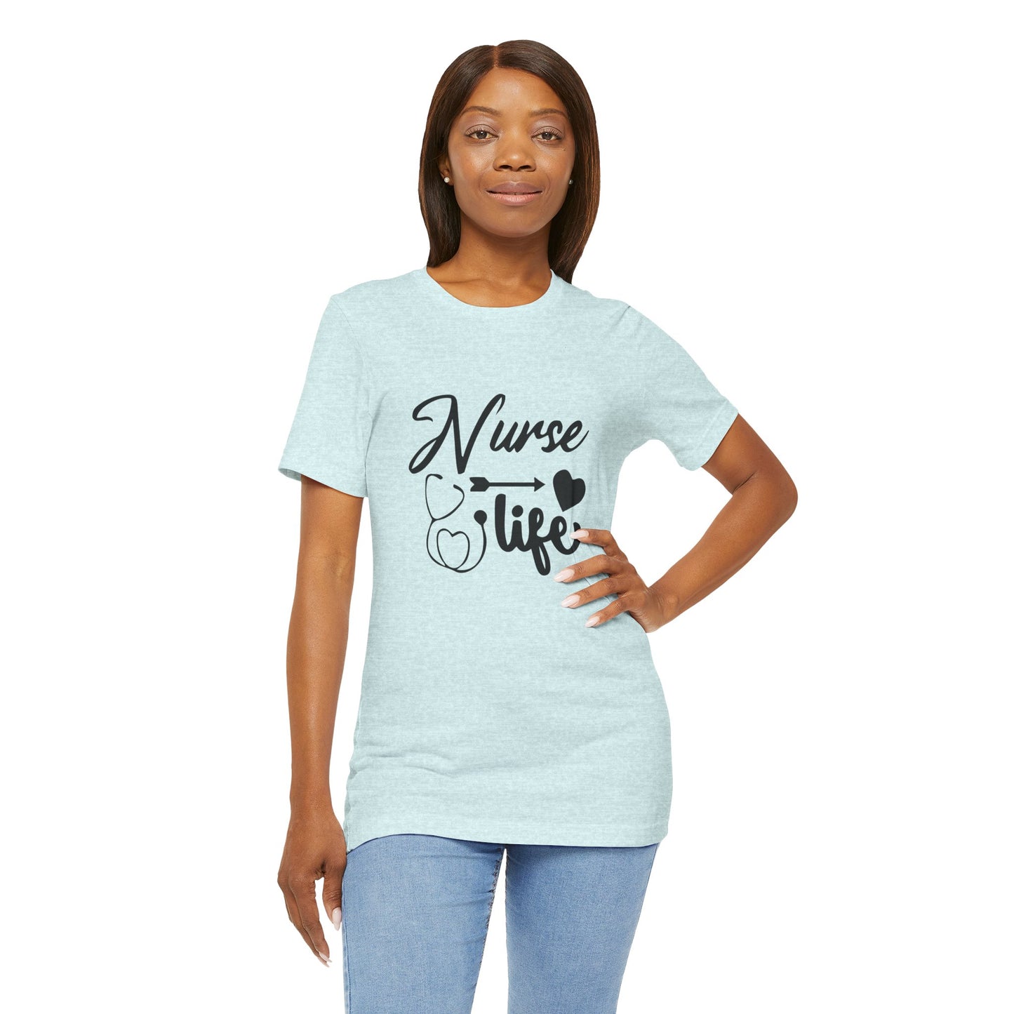 Nurse Life Jersey Short Sleeve Tee