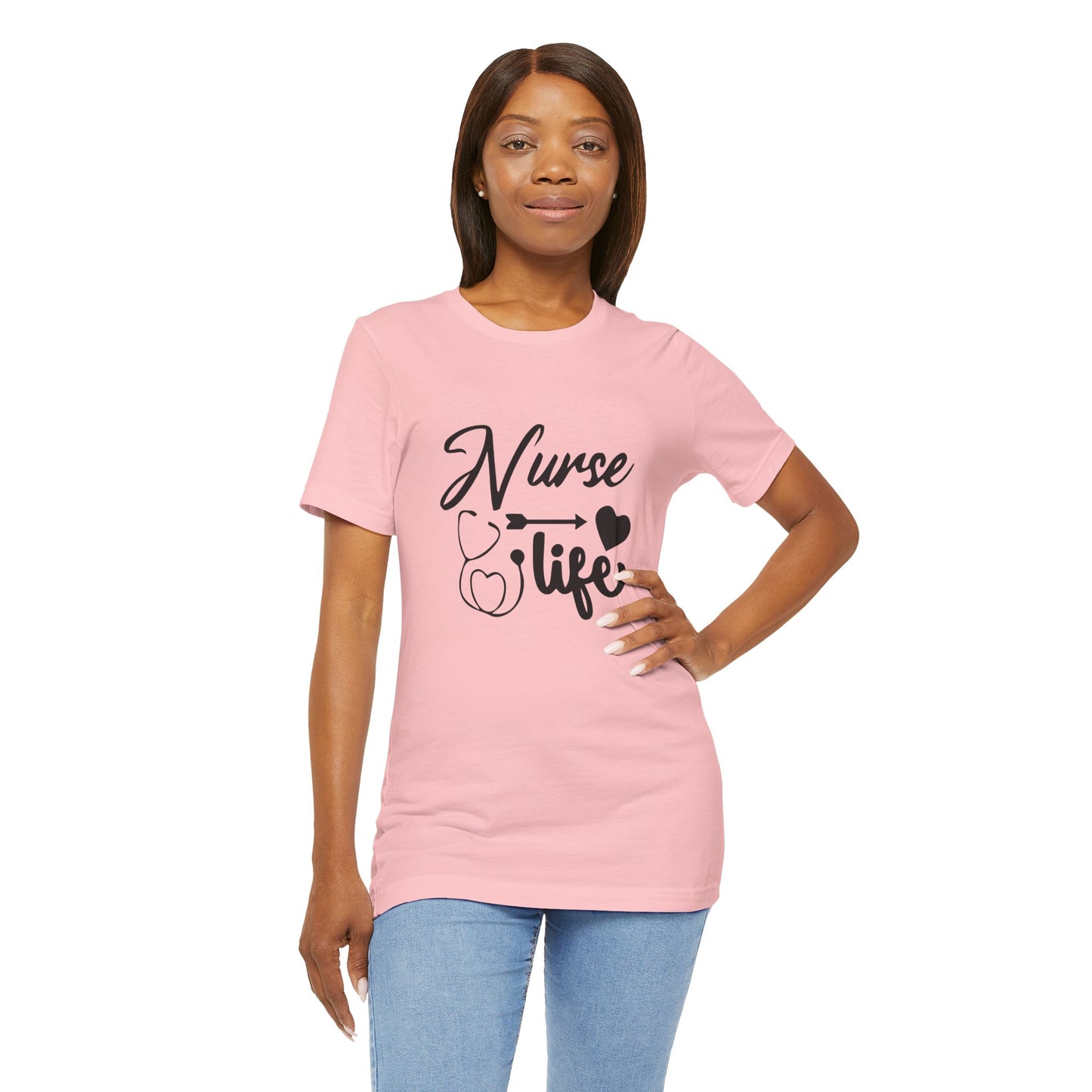 Nurse Life Jersey Short Sleeve Tee