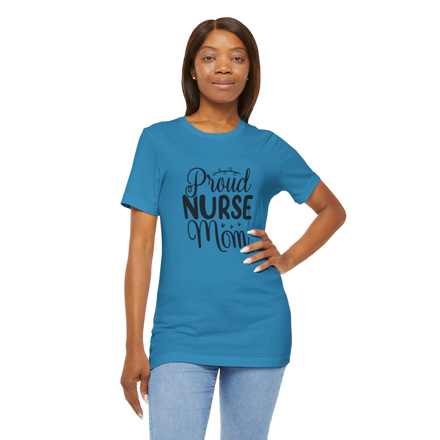Proud Mom Jersey Short Sleeve Tee