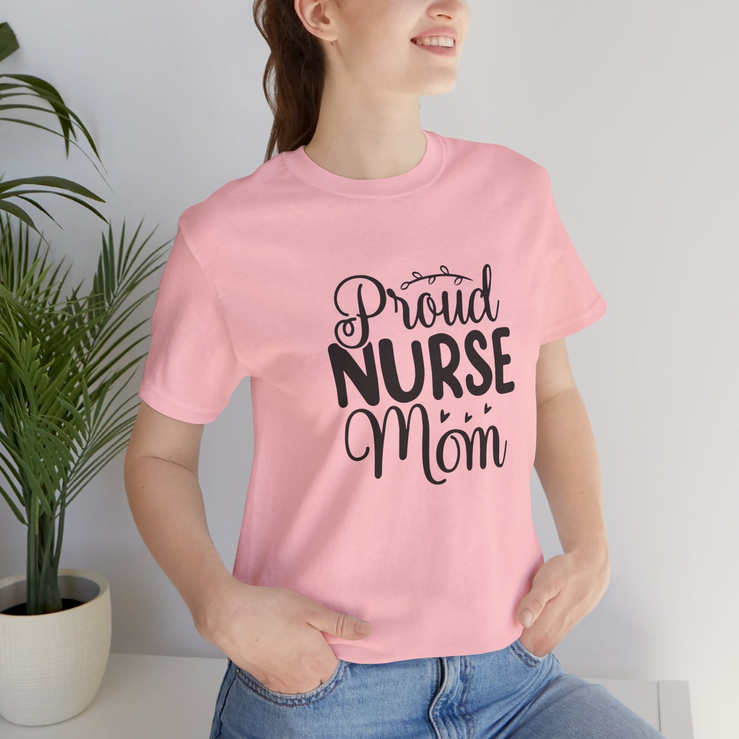 Proud Mom Jersey Short Sleeve Tee