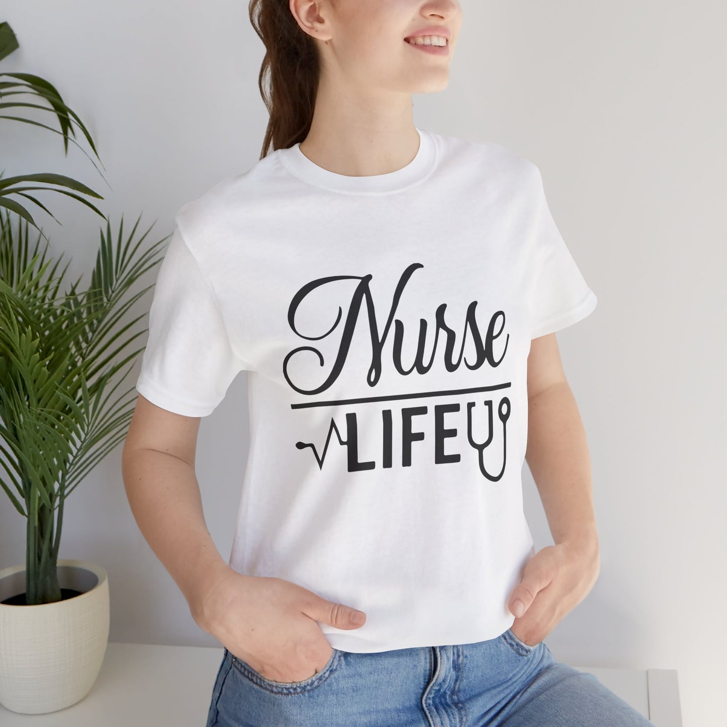 Nurse Life Jersey Short Sleeve Tee
