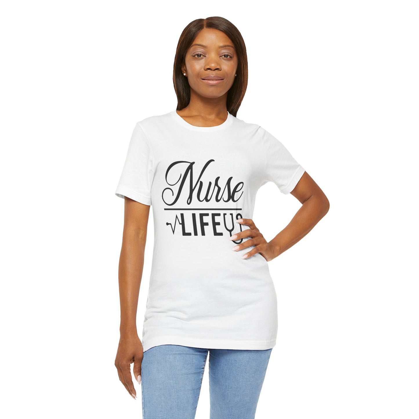Nurse Life Jersey Short Sleeve Tee