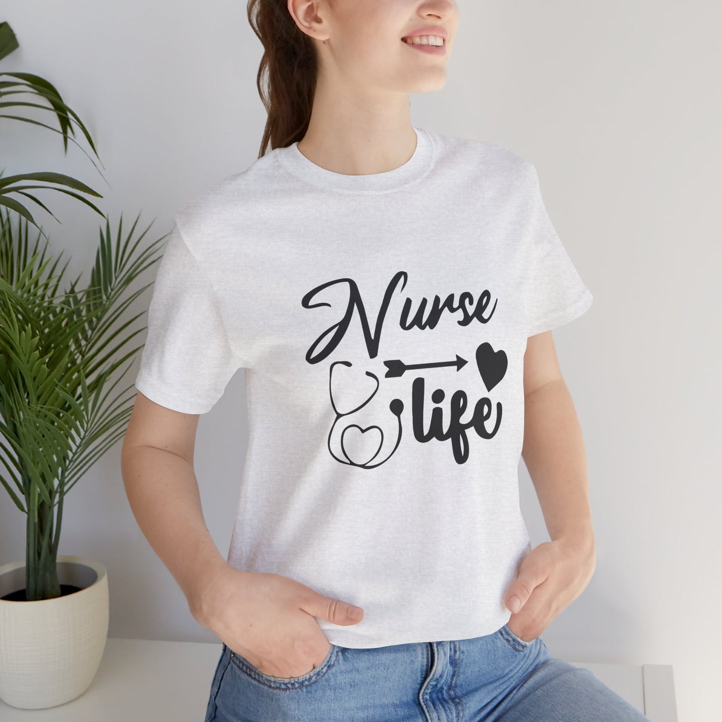 Nurse Life Jersey Short Sleeve Tee