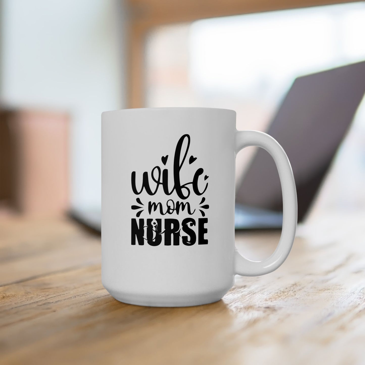 Mom Nurse Ceramic Mug, (11oz, 15oz)