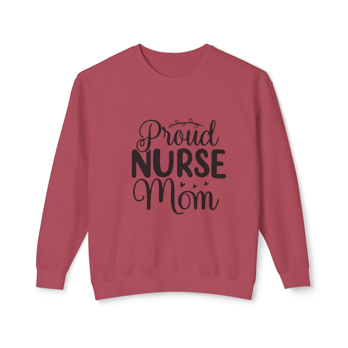 Proud Mom Lightweight Crewneck Sweatshirt