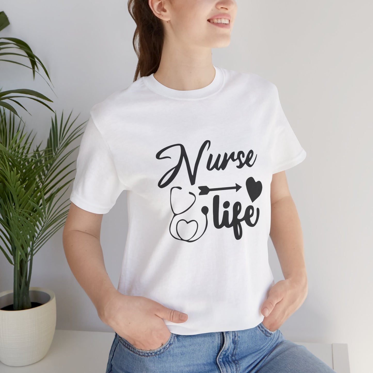 Nurse Life Jersey Short Sleeve Tee