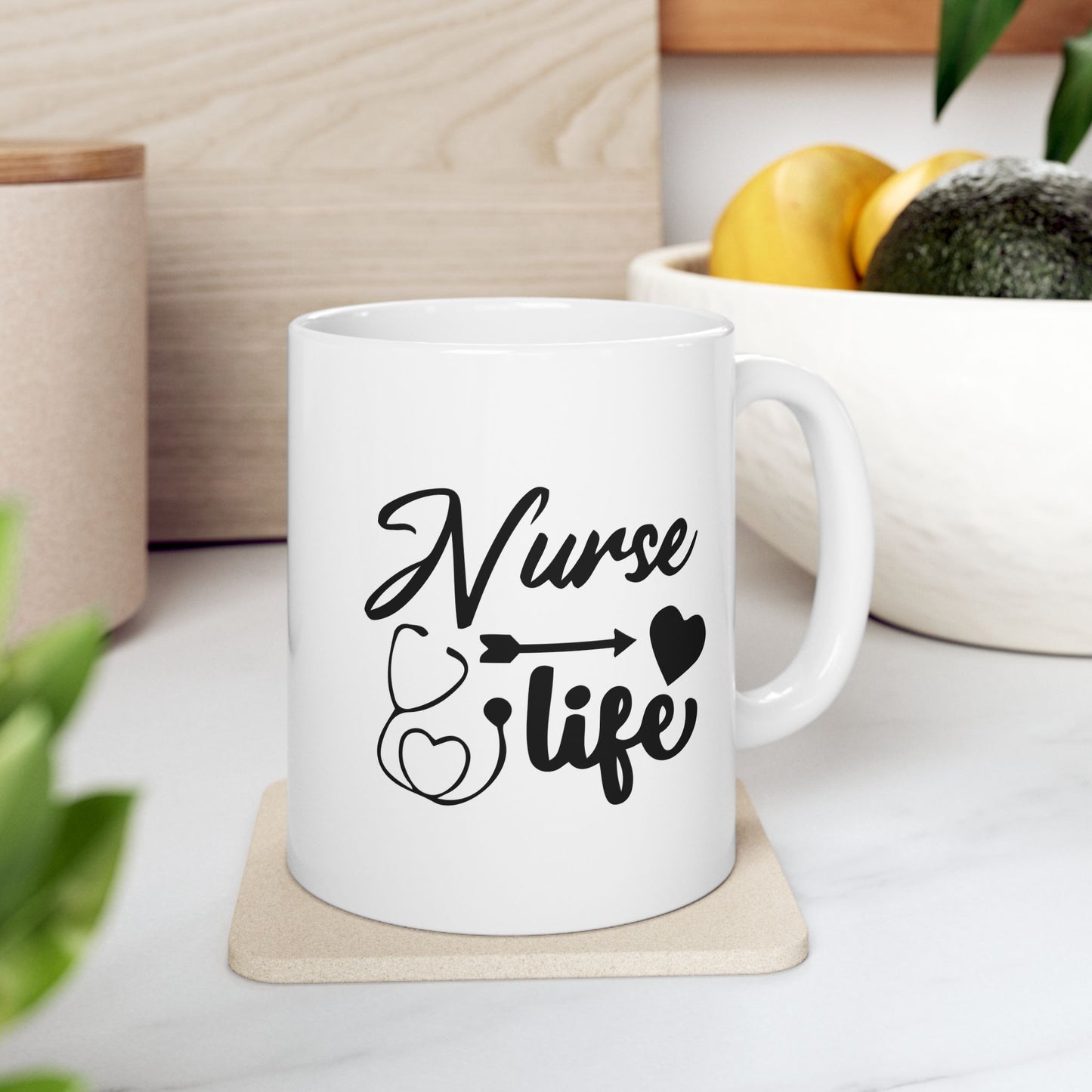 Nurse Life Ceramic Mug, (11oz, 15oz)
