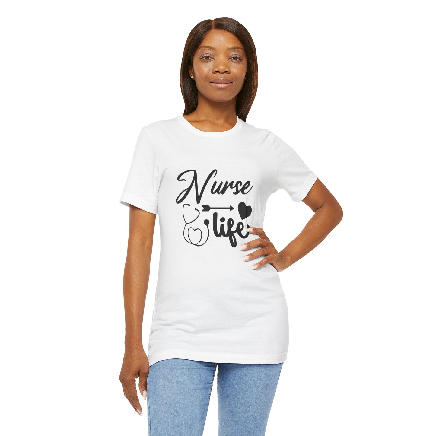 Nurse Life Jersey Short Sleeve Tee