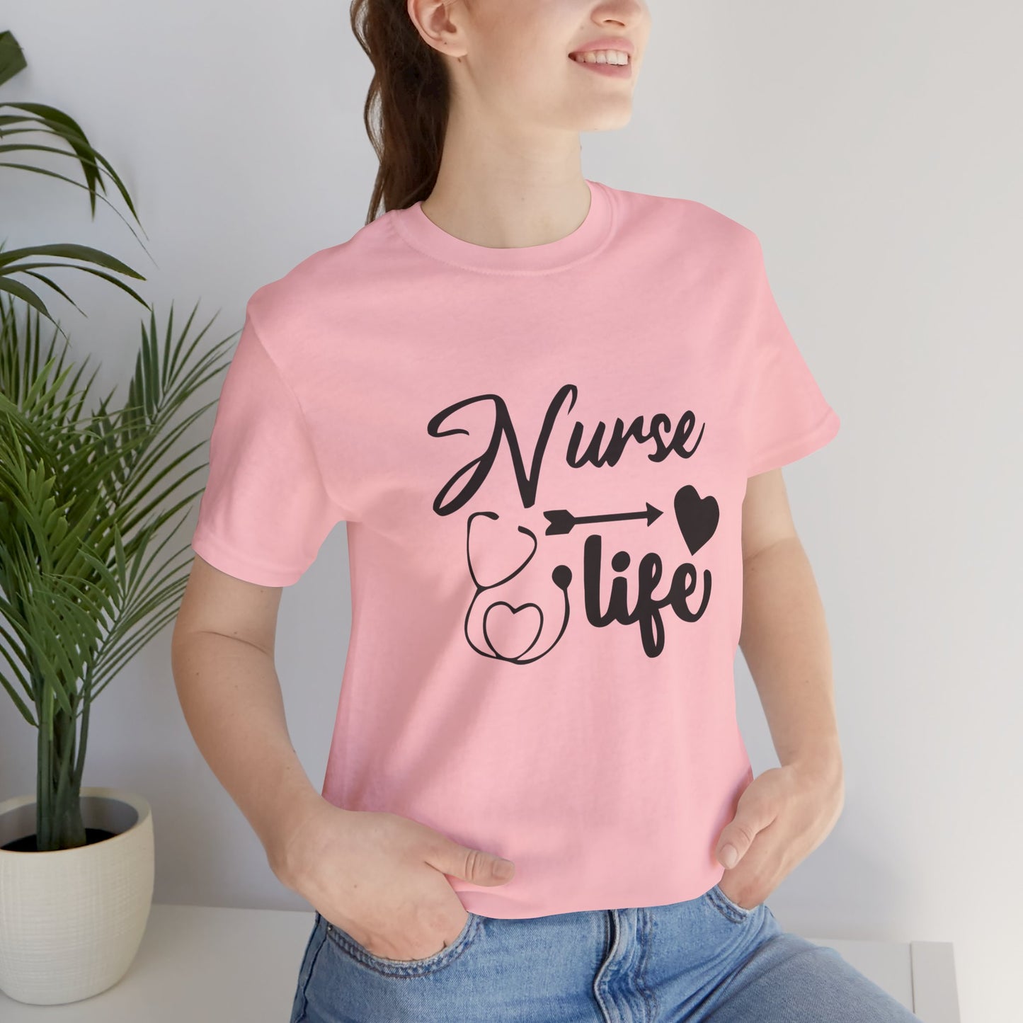 Nurse Life Jersey Short Sleeve Tee