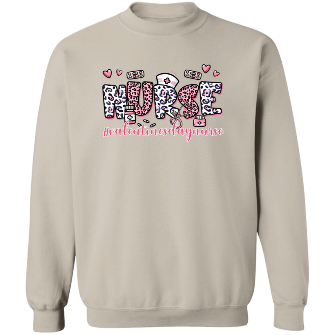 Nurse Crewneck Pullover Sweatshirt