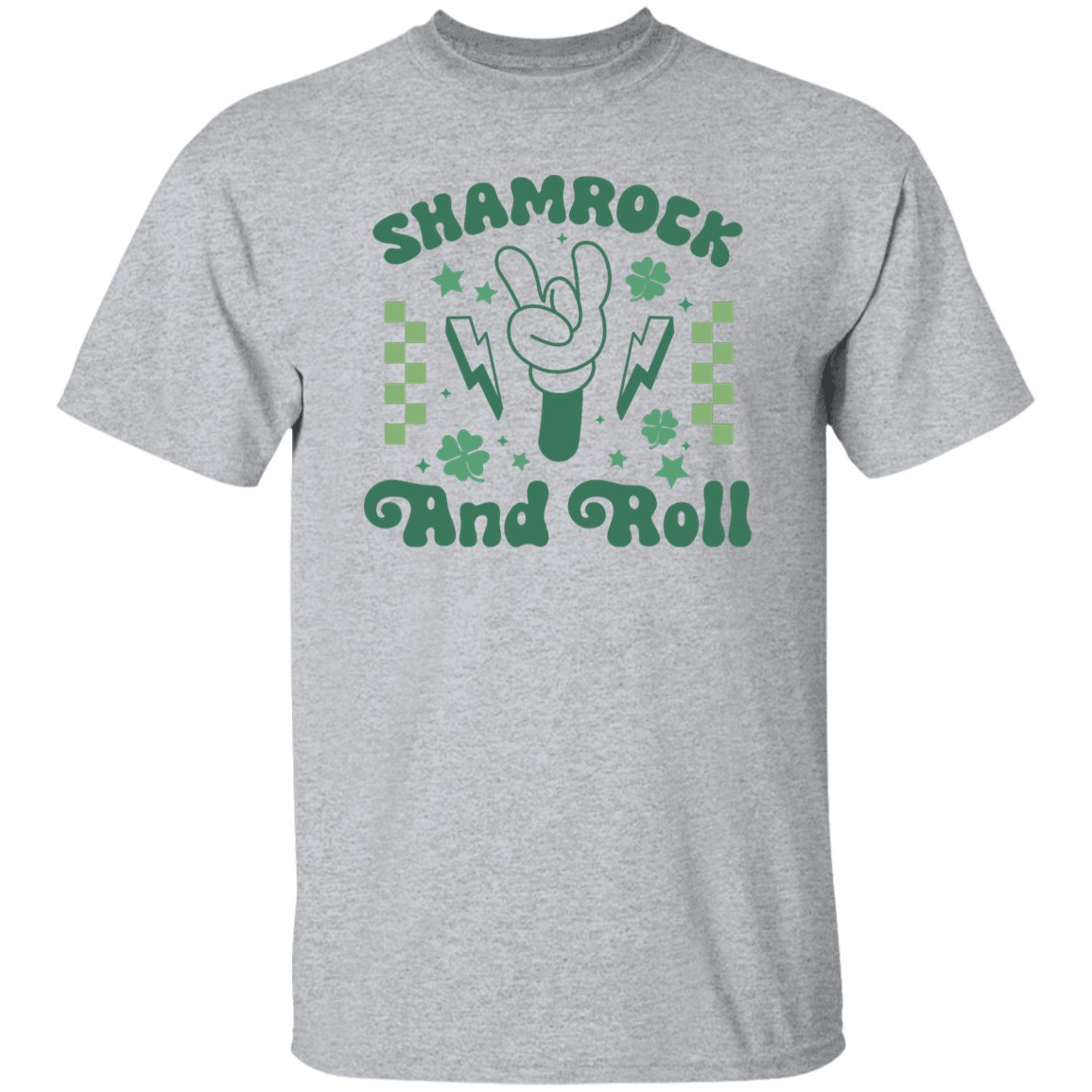 Shamrock & Roll T-Shirt CustomCat