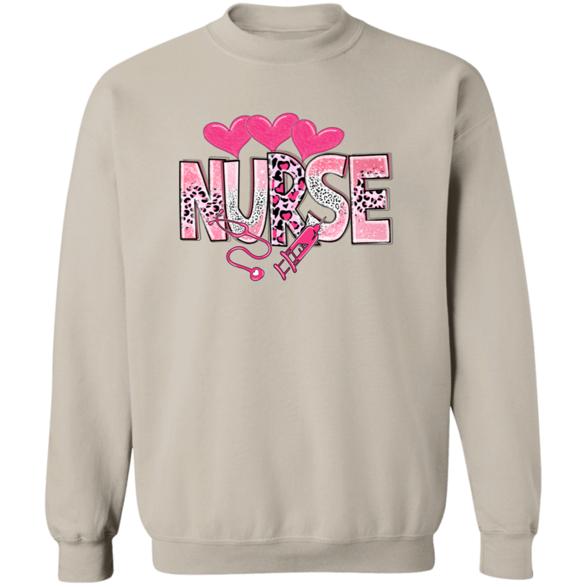 Nurse Crewneck Pullover Sweatshirt
