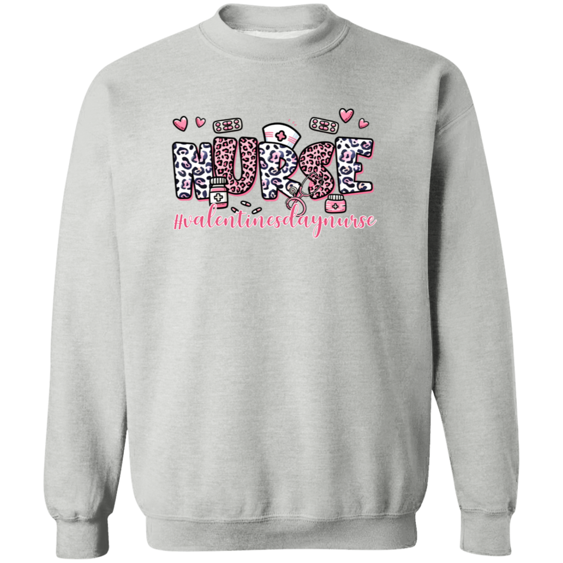 Nurse Crewneck Pullover Sweatshirt