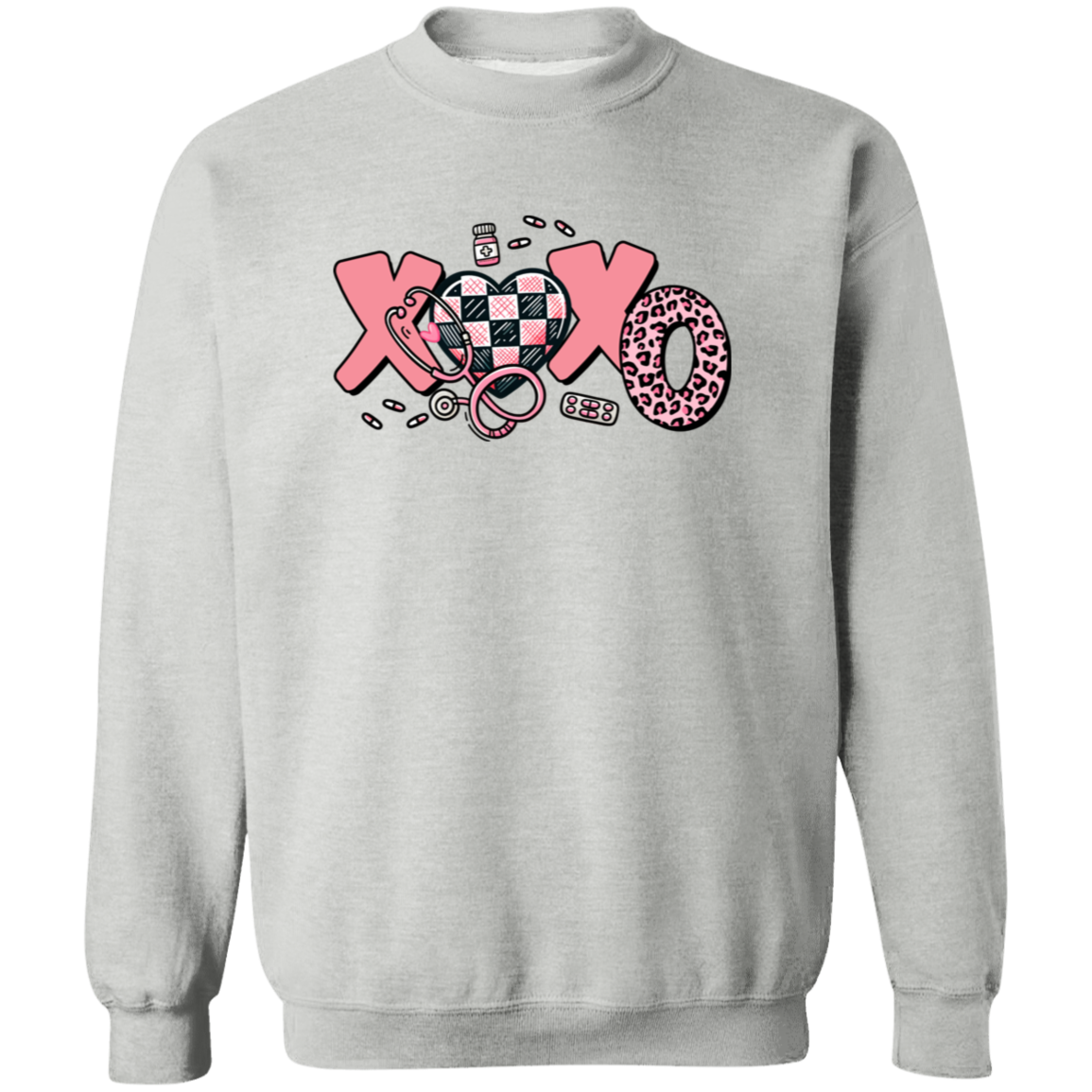 XOXO Crewneck Pullover Sweatshirt