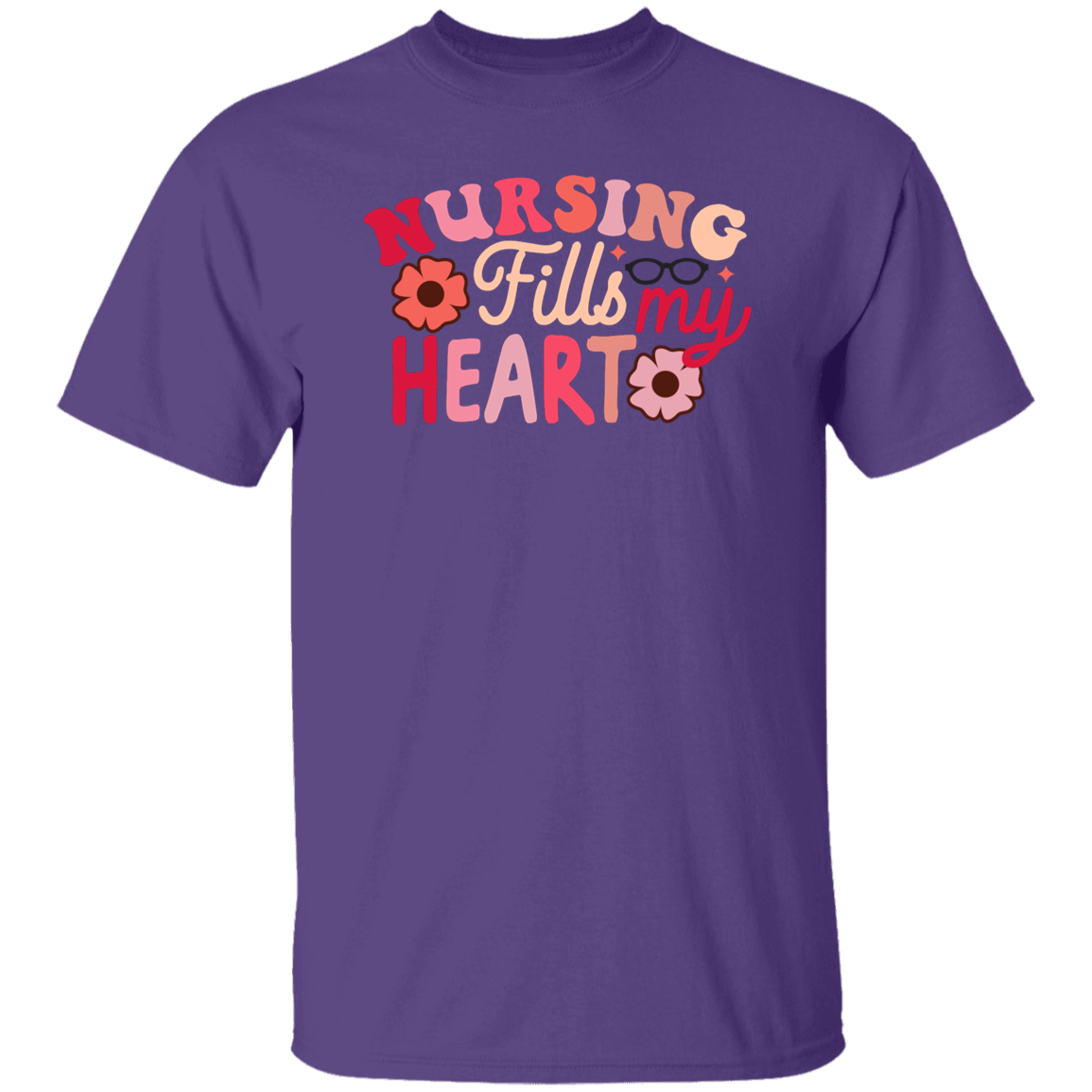 Nursing Fills My Heart T-Shirt