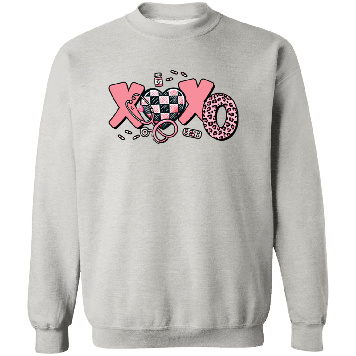 XOXO Crewneck Pullover Sweatshirt