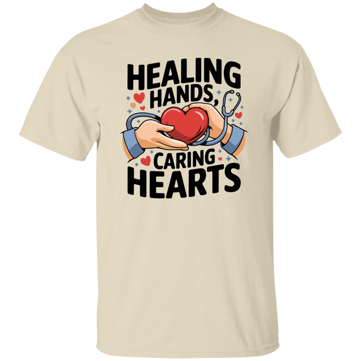Healing Hands Caring Hearts T-Shirt