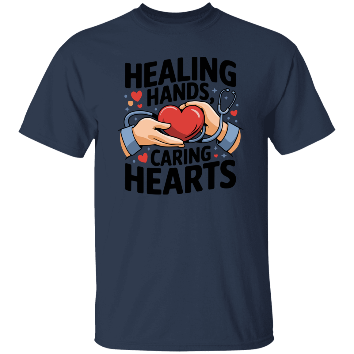 Healing Hands Caring Hearts T-Shirt
