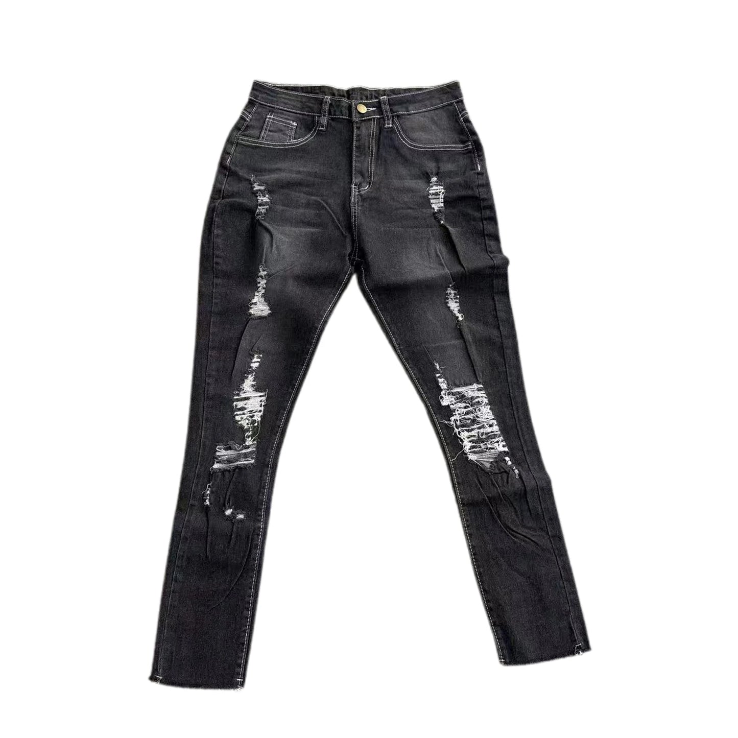 Ladies High Waist Skinny Jeans
