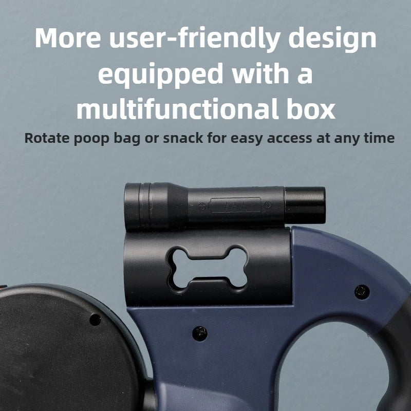 Retractable Double Dog Leash