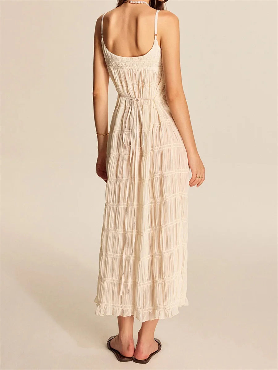 Elegant Floral Print Maxi Dress