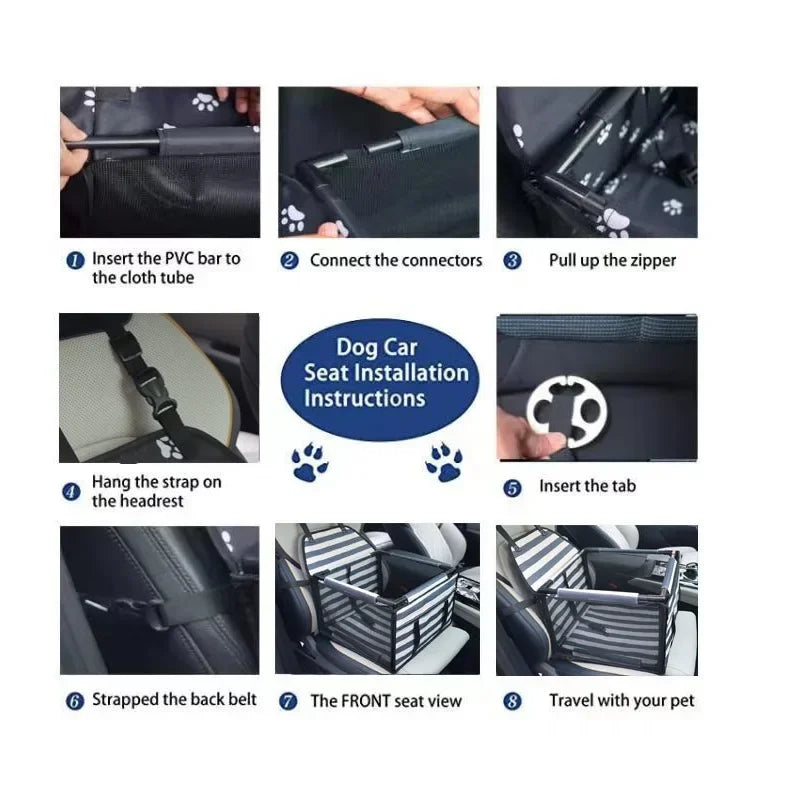 Pet Dog Car Seat Carriers