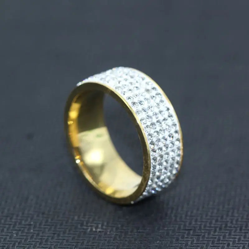 White Zircon Ring