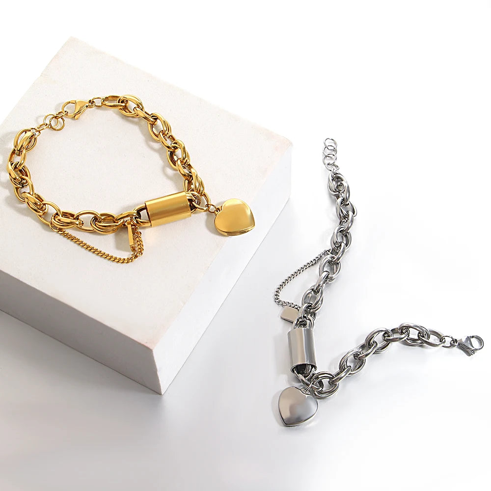 Thick Chain Stainless Steel Bracelets