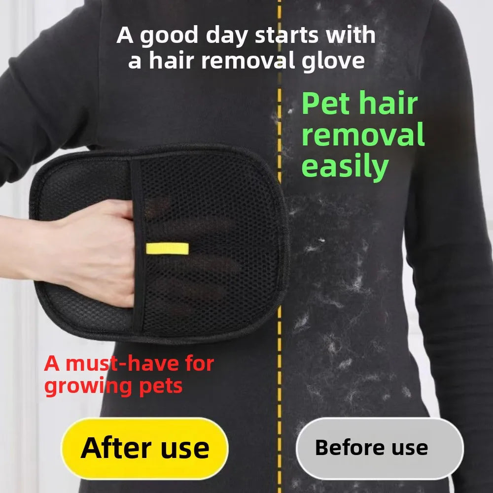 Pet Hair Removal Gloves Comb