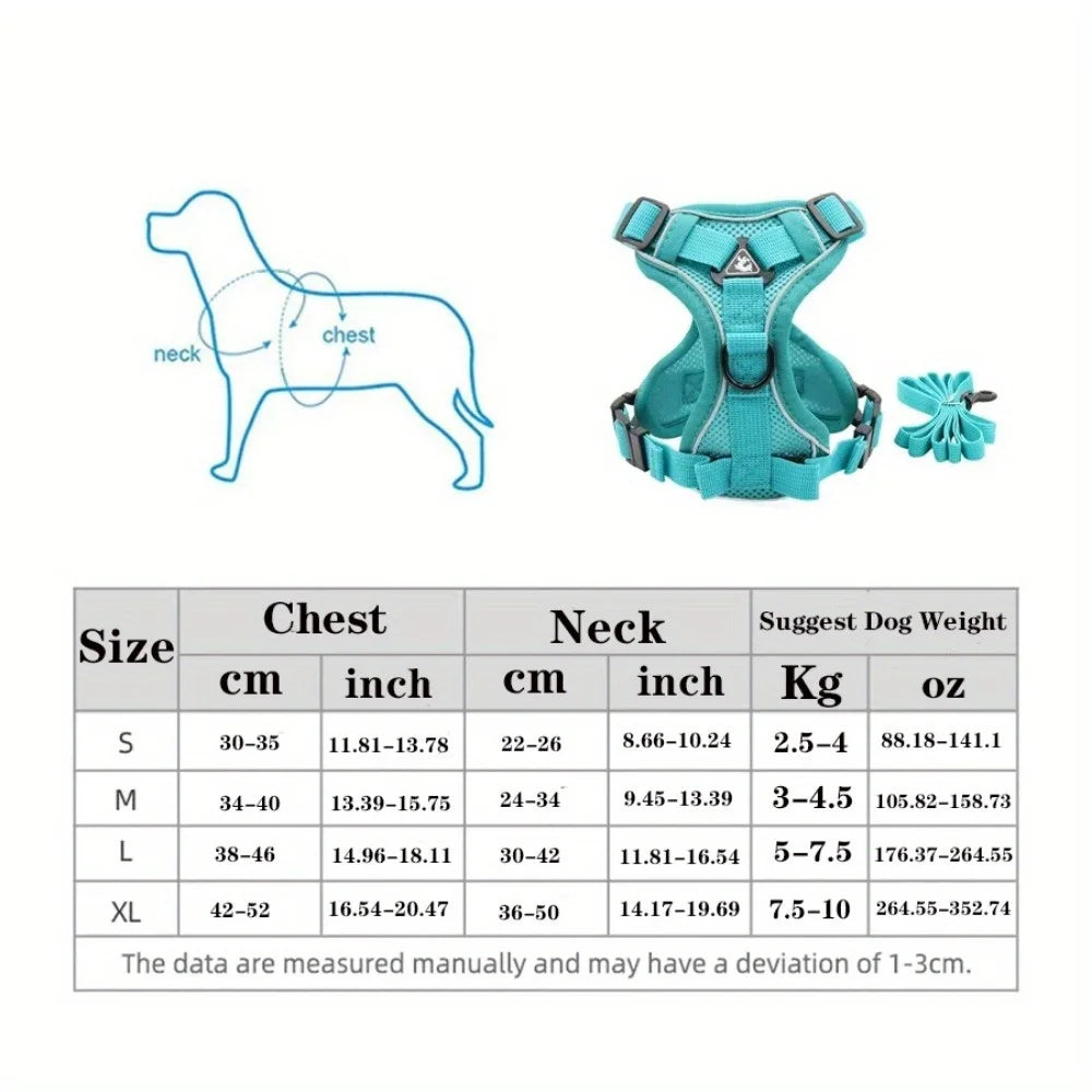 Adjustable Pet Harness Vest