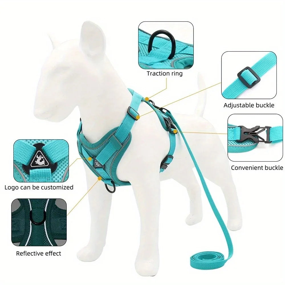 Adjustable Pet Harness Vest