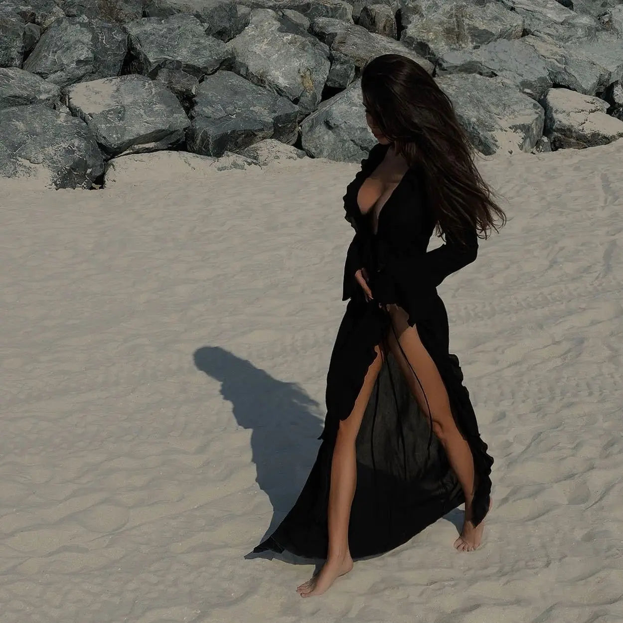 Chiffon Tunic Beach Cover Up