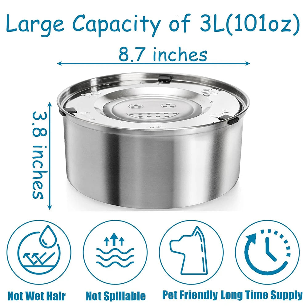 Dog Water Feeder Bowl