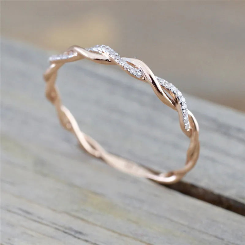 Trendy Twist Rings