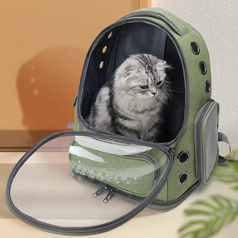 Portable breathable pet bag