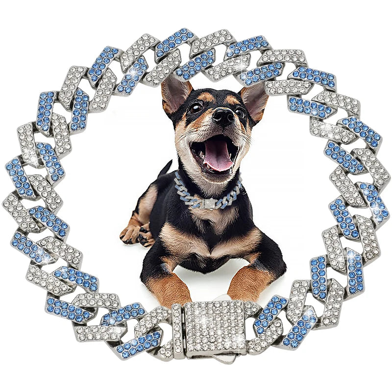Dog Diamond Cuban Collar
